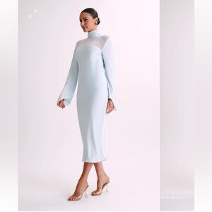 Meshki Patricia Dress in powder blue